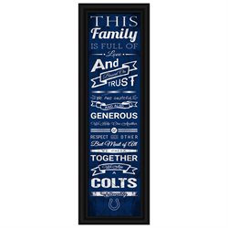 Indianapolis Colts Family Cheer Print 8