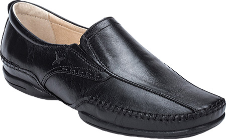 Pikolinos Puerto Rico 03A-6222 Leather Men's Loafers Shoes - Black - Size:UK 12.5-13