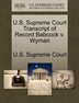 U.s. Supreme Court Transcript of Record Babcock V. Wyman Paperback | Indigo Chapters