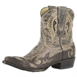 Stetson Western Boot Womens Wing Tip Rown 12-021-5105-1044 Br