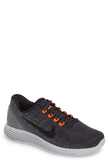 Men's Nike Lunarglide 9 Running Shoe, Size 10 M - Grey