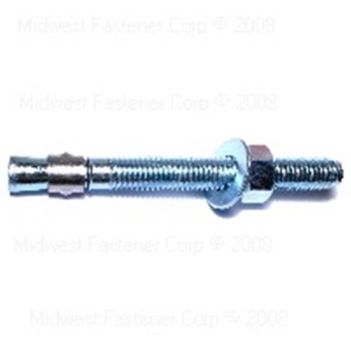 Midwest Fastener 8532 0.62 X 6 Trubolt Wedge Anchors - 10 Piece (pack of 10)