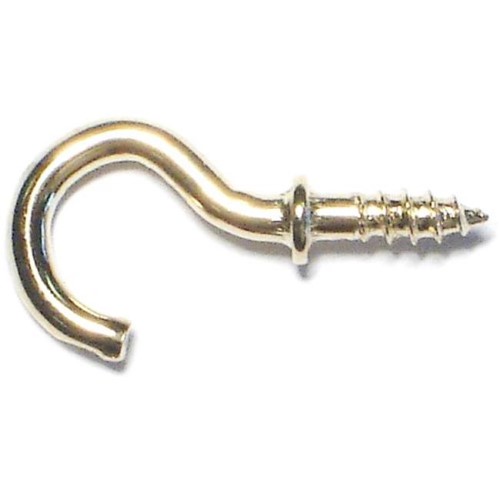 Midwest Fastener Mf51018 0.5 in. Cup Hooks - 100 Piece
