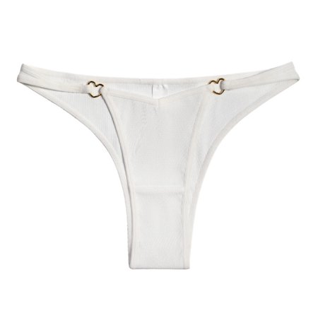 Dmqupv Barely There Bras for Women 4742 Lace Underwear for Womens Cotton Bikini Panties Soft Mesh Thong Panties Underpants White X-Small