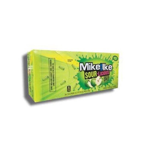 Mike & Ike Jb057 Sour Licious Green Apple - 0.78 Oz - Pack of 24