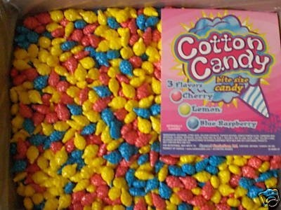 Concord Cotton Candy Coated Candy, 1lb