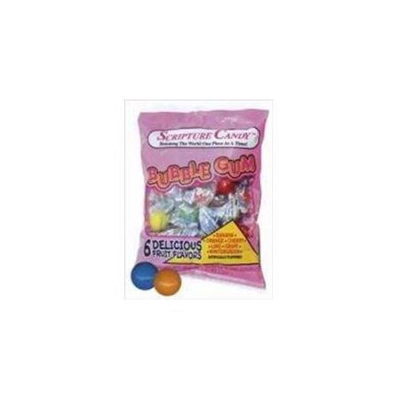 Scripture Candy 546055 Candy Scripture Bubble Gum 6. 5oz Bags