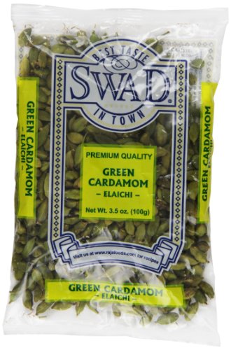 Swad Cardamom Indian Grocery Spice  Pods Green  3.5 Ounce