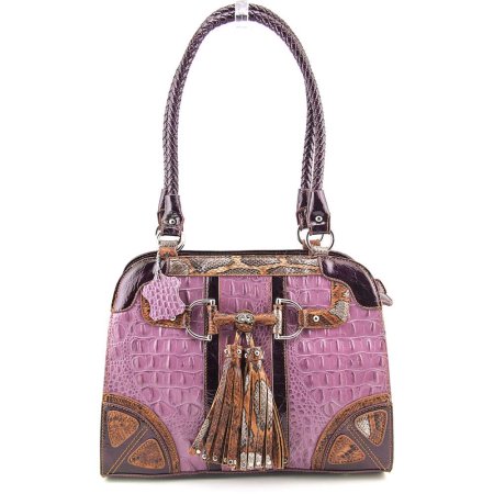 Madi Claire 4742 Women Leather Shoulder Bag - Purple