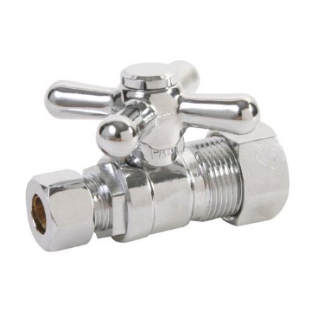 Mountain Plumbing Mini Cross Handle Straight Valves with 0.5