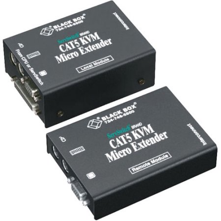 Black Box Acu3009a Black Box Servswitch Acu3009a Micro Kvm Console/extender Kit - 1 Computer(s) - 150 Ft Range - 2 X Network (rj-45) - 4 X Ps/2 Port -