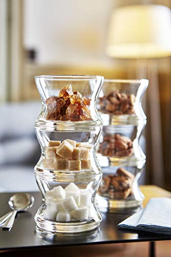 Forrest S/3 (5588-2Sets), Candy Holder, Snack Holder, Appetizer/desert Glasses, 2 Sets, 6 Fl Oz (3 Compartments) thumbnail