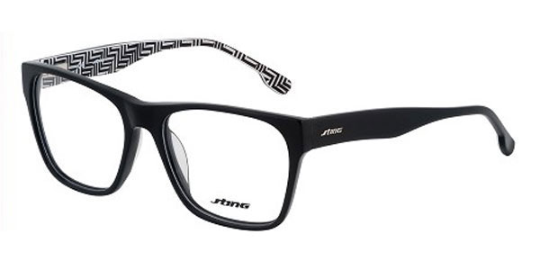 Sting VS6494 0700 Black  Women/Men Eyeglasses (Frame Only)