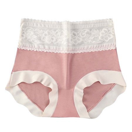 NECHOLOGY Eatable Panties Womens High Waisted Cotton Underwear Soft Full Briefs Ladies Barely There Bras for Women 4742 Underpants Watermelon Red Larg