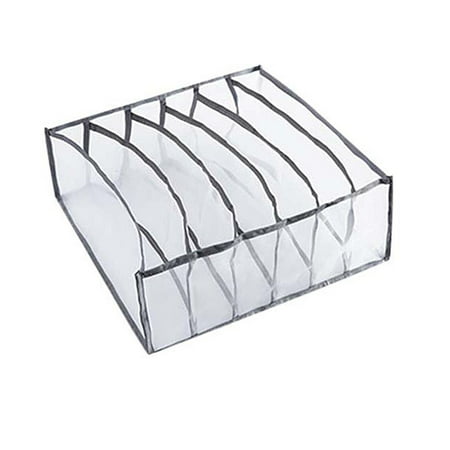 MIANHT Underwear Storage Box with Compartments Socks Bra Underpants Organizer Drawers - 2022 Underwear Storage Box P-#4888