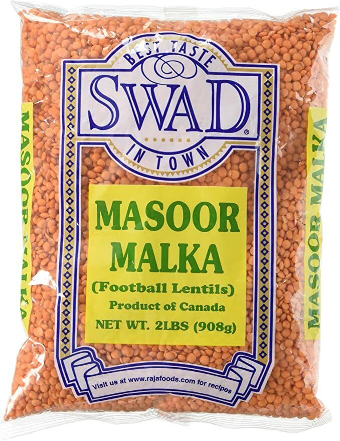 SWAD Masoor Malaka Football Lentils - 4lbs (1.81kg)