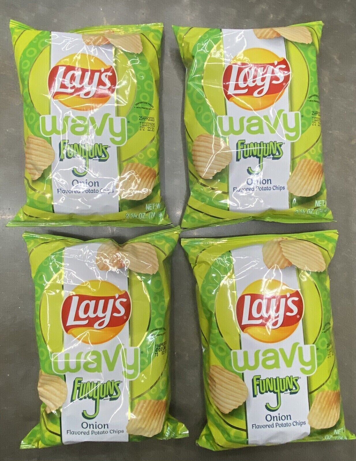  Lay's Wavy Funyuns Onion Flavored Potato Chips Ranch