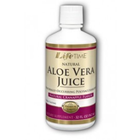 Aloe Vera Juice Cranapple Flavor Lifetime 32 Oz Liquid