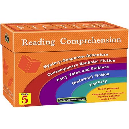 Teacher Created Resources 8875 Fiction Reading Comprehension Cards Grade 5