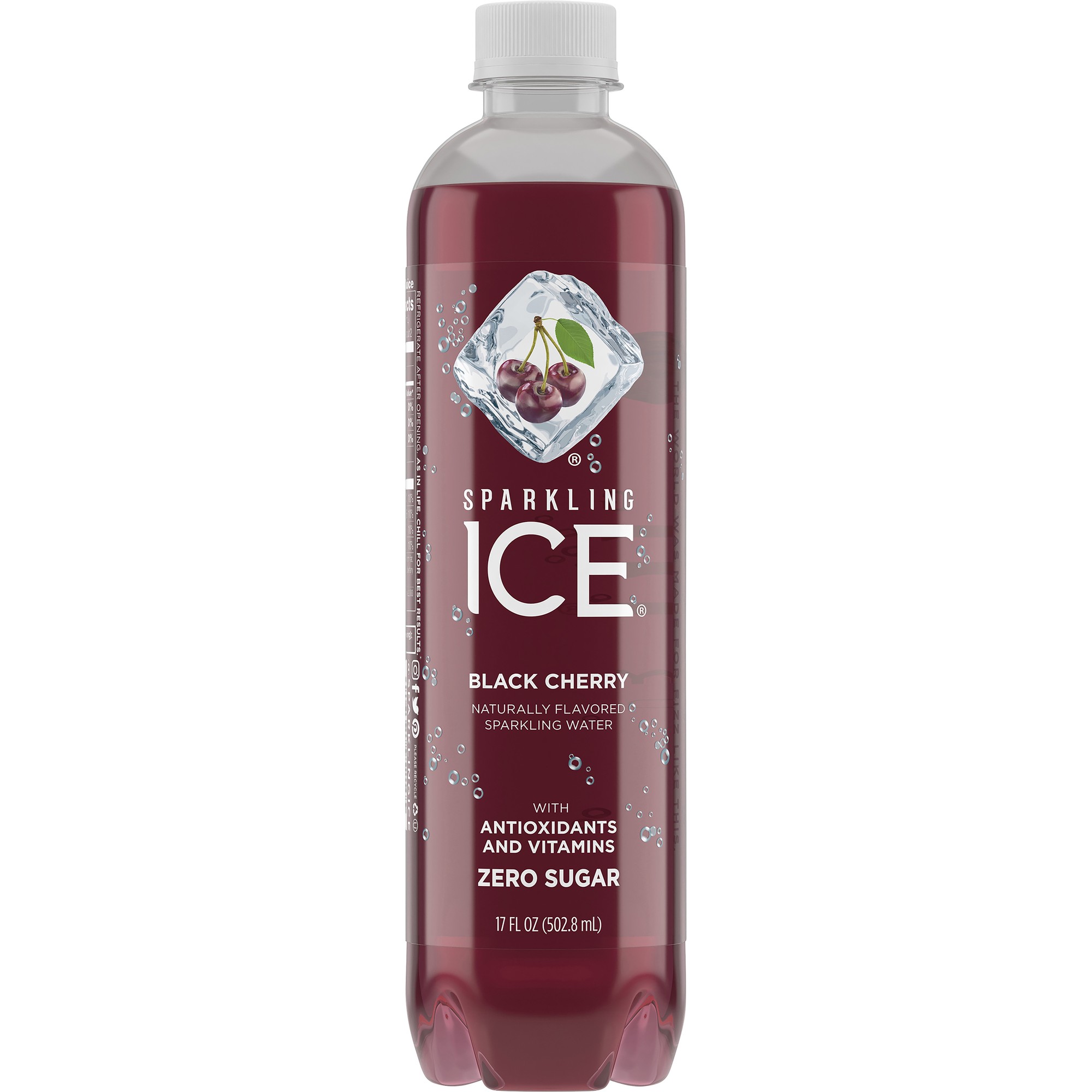 Sparkling Ice® Naturally Flavored Sparkling Water  Black Cherry 17 Fl Oz
