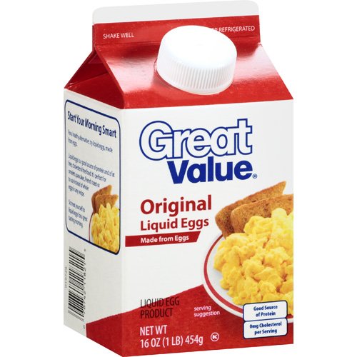 Great Value Original Liquid Eggs 16 Oz