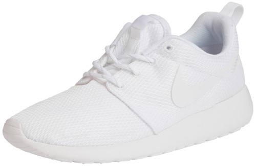 Nike Womens Roshe One Running Shoe, White/White, 10 B(M) US (10 B(M) US)
