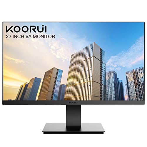 Photo 1 of KOORUI 22 Gaming Monitor 100Hz Freesync Built-in Speakers FHD (1920x1080p)Computer Monitor HDMI Ports S01 