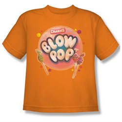Tootsie Roll Chocolate Candy Blow Pop Bubble Vintage Style Youth T-shirt Tee