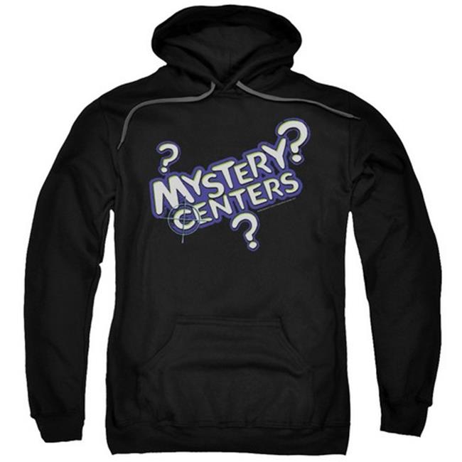 Trevco Dubble Bubble-Mystery Centers - Adult Pull-Over Hoodie - Black, Large