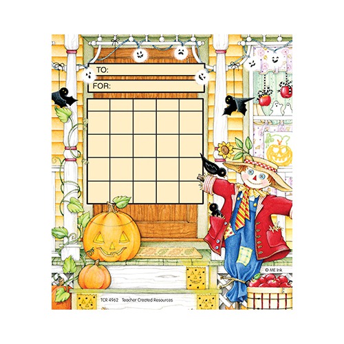 Me Halloween Incentive Charts