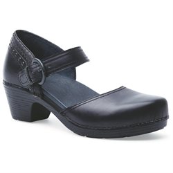 Dansko Shoes Womens Mary Jane Clogs Makenna 38 Black 9306