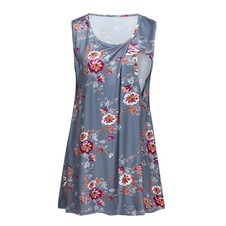 Usupdd Pregnant Women Clothes Summer Nursing Clothing Sleeveless Maternity T-shirt Top Usupdd WCC220822-2723