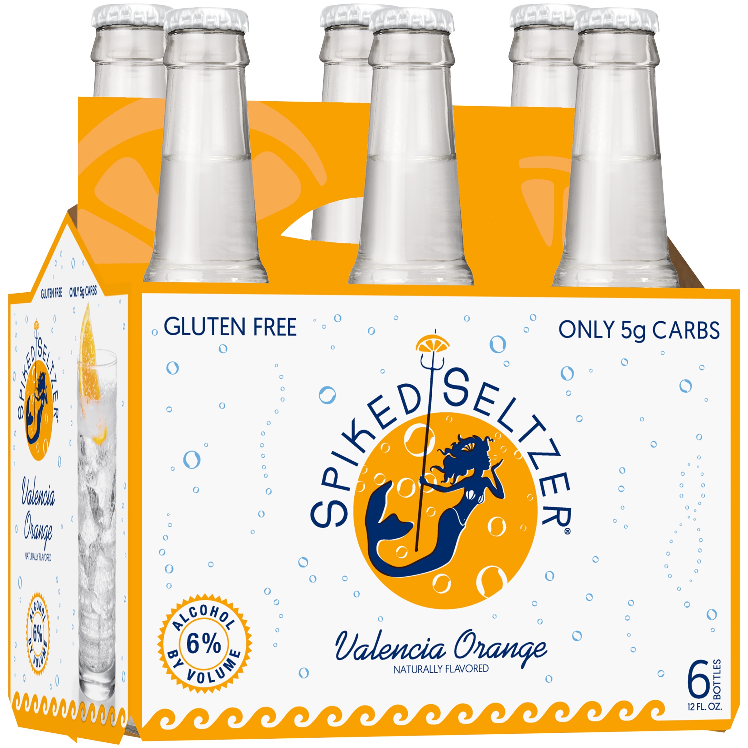 SpikedSeltzerÂ® Valencia Orange Beer 6-12 Fl. Oz. Bottles