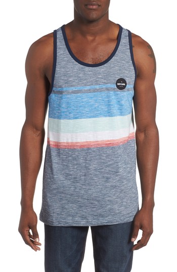 Men's Rip Curl Golden Hour Tank, Size X-large - Blue