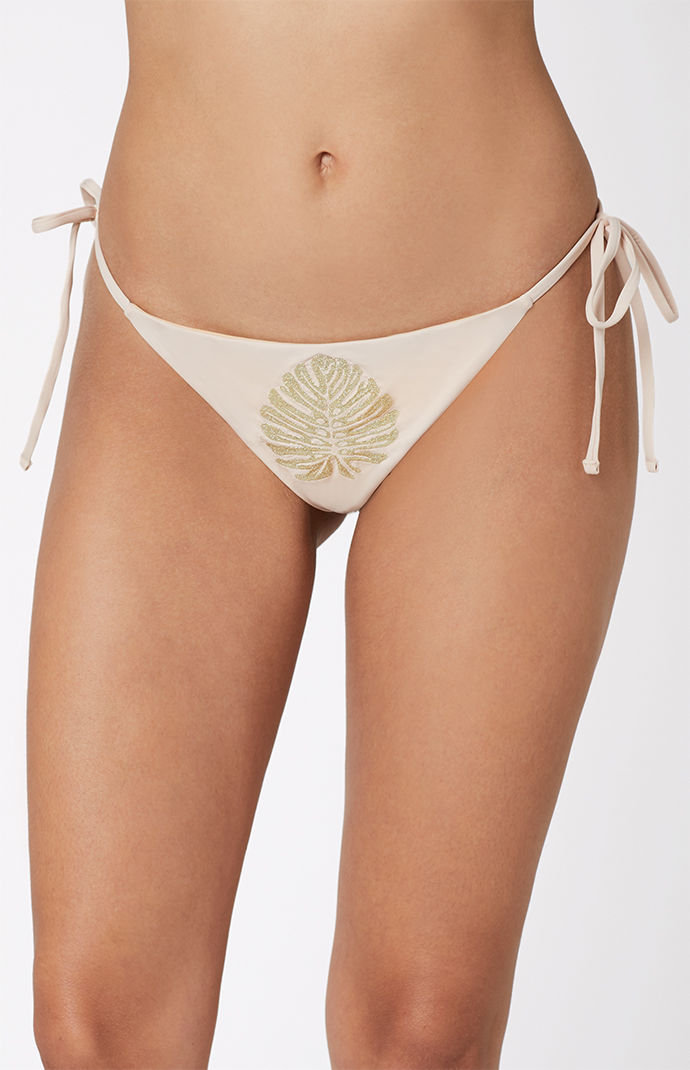 Minkpink Golden Hour Cheeky Bikini Bottom - Nude