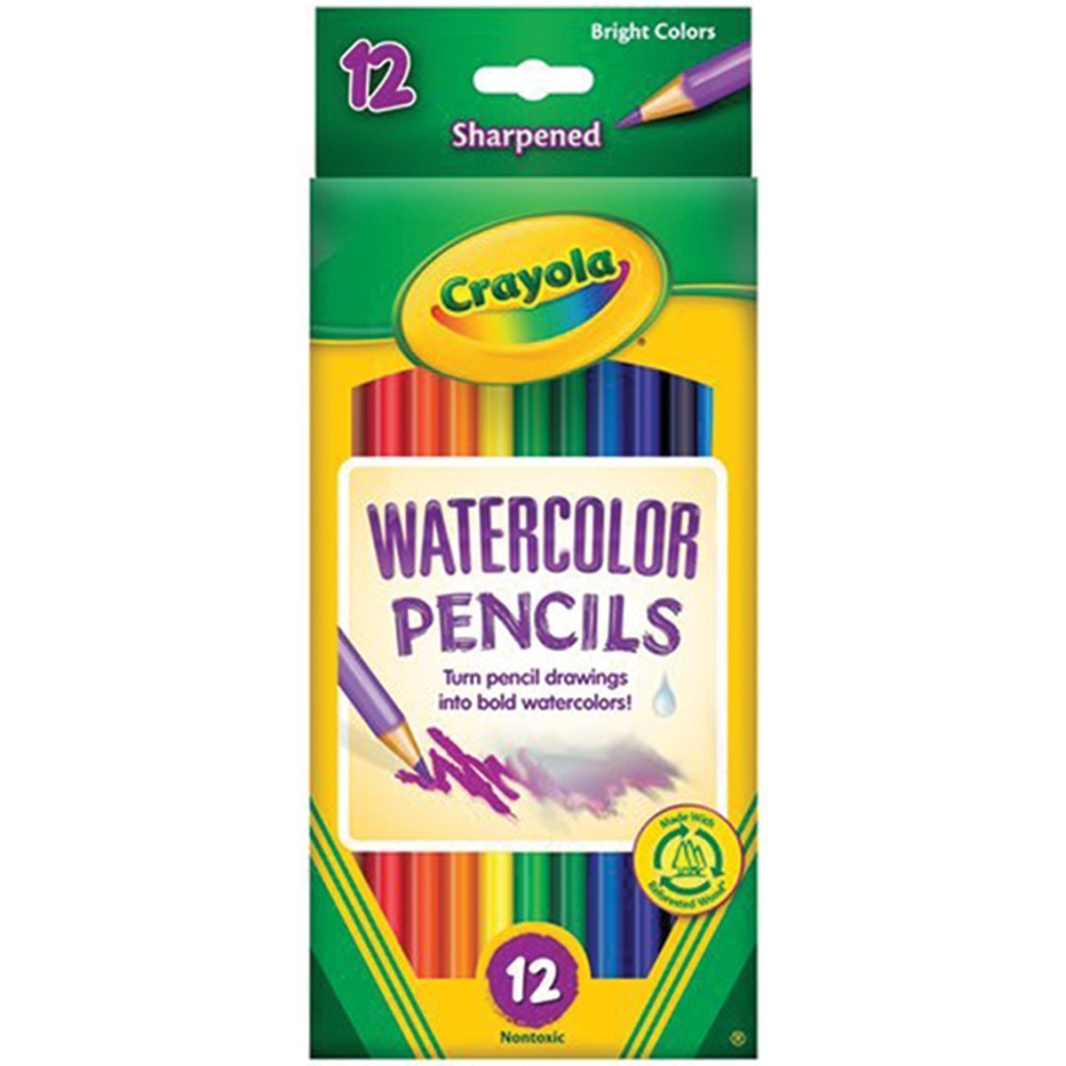 Crayola 12 Count Watercolor Colored Pencils Case of 48 Dozens