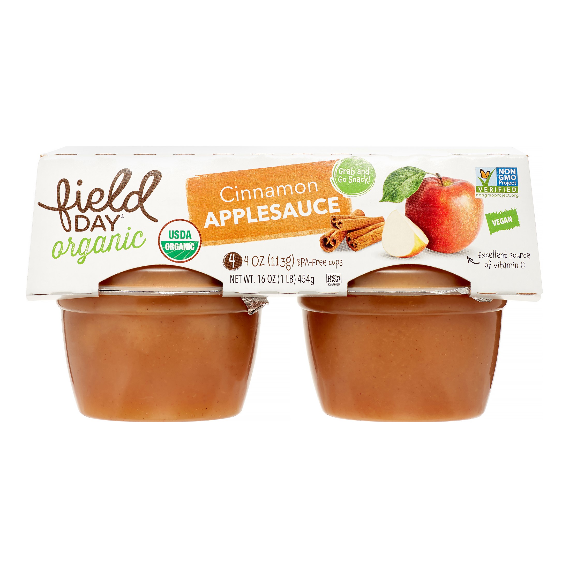 FODMAPs, Gluten & More ORGANIC APPLE SAUCE, CINNAMON Spoonful