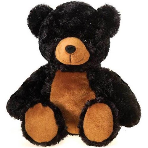 Ddi 1946938 15 in. Cuddle Promo Bean Bag, Black Bear - Case of 18