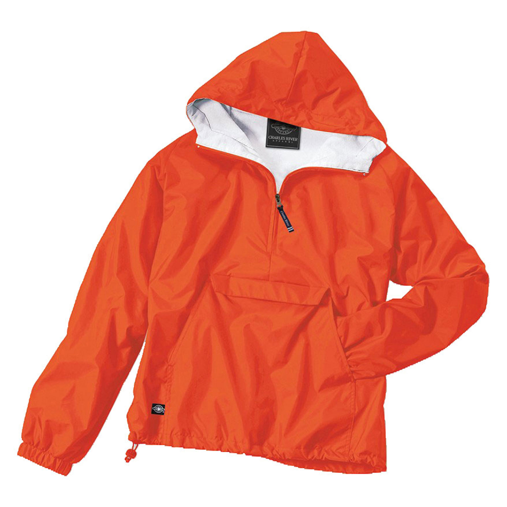 Charles River Apparel 9905 Classic Solid Pullover-Orange-S