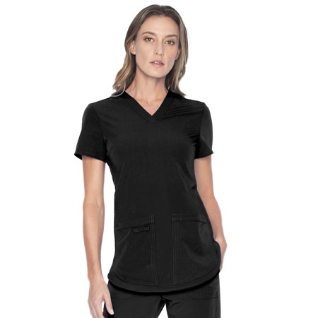 Urbane ICON V-Neck Super Stretch Scrub Top for Women S 2-Pocket  Contemporary Slim Fit  Ultra Soft Medical Scrubs 9734