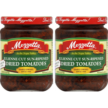 Mezzetta Julienne Cut Sun-Ripened Dried Tomatoes  2-Pack 8 Oz. Jars