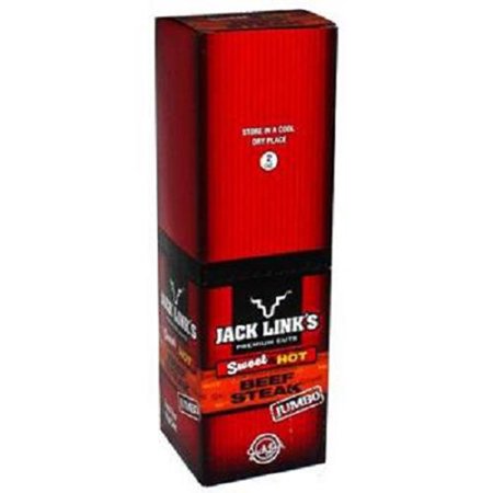 Product of Jack Link Beef Steak  Sweet & Hot Jumbo  Count 12 (2 Oz) - Jerkys / Grab Varieties & Flavors