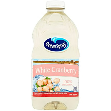 Ocean Spray White Cranberry Juice Drink 8 Case 64 Ounce