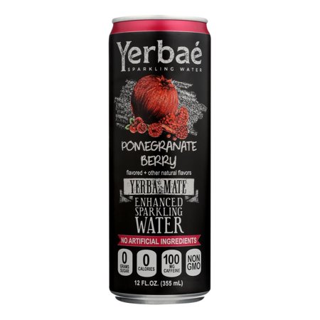 Yerbae Pomegranate Berry Sparkling Water - 12 Oz  Case of 12