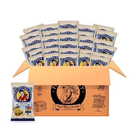 Pirate S Booty Aged White Cheddar Cheese Puffs  30ct  1oz Individual Snack Size Bags  Gluten Free  Easter Snacks  Healthy Kids Snacks