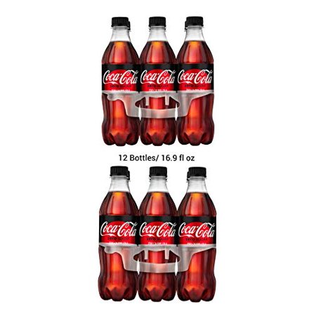 Coca Cola Coke Zero Sugar 16.9 Fl Oz Total 12 Bottles
