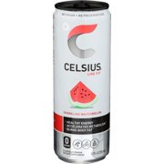 (12 Pack)Celsius Sugar Free Gluten Free Non-GMO Sparkling Watermelon Energy Drink  12 Oz.