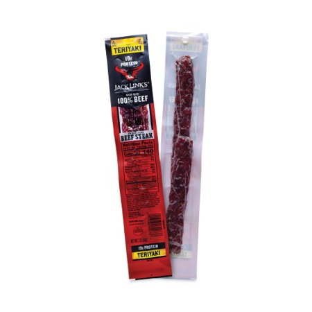 Jack Links Jumbo Teriyaki Beek Steak  2 Oz  12/Box  Ships in 1-3 Business Days