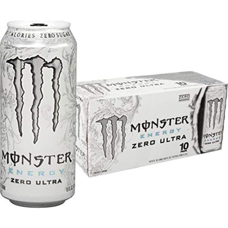 Monster Energy  Zero Ultra  16 Fl Oz (Pack of 10)