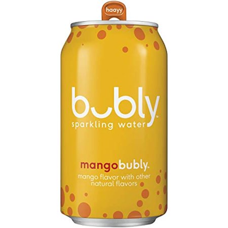 Bubly Sparkling Water  Mango  12 Fl Oz. Cans